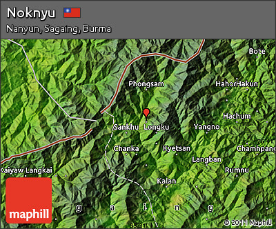 Satellite Map of Noknyu