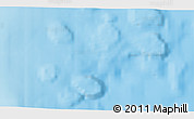 Physical 3D Map of the area around 26° 50' 27" N, 95° 58' 29" W