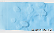 Shaded Relief 3D Map of the area around 26° 50' 27" N, 95° 58' 29" W