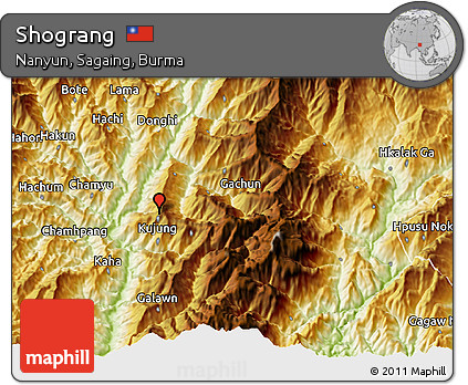 Physical 3D Map of Shograng