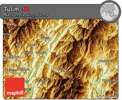 Physical 3D Map of Tulim