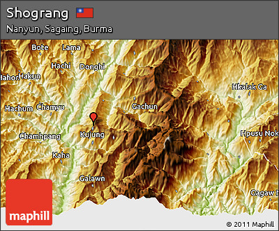 Physical 3D Map of Shograng
