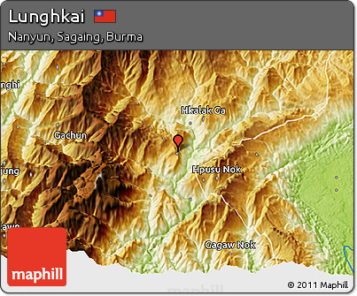 Physical 3D Map of Lunghkai