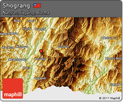 Physical 3D Map of Shograng