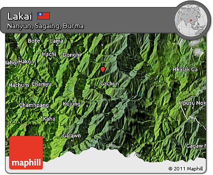 Satellite 3D Map of Lakai