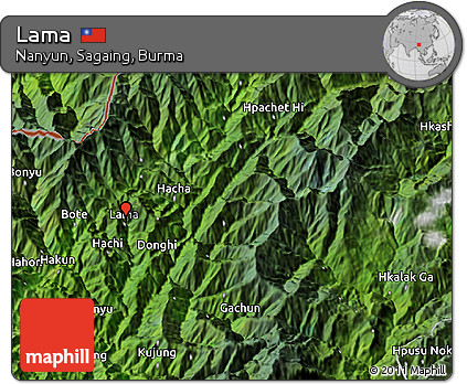 Satellite 3D Map of Lama