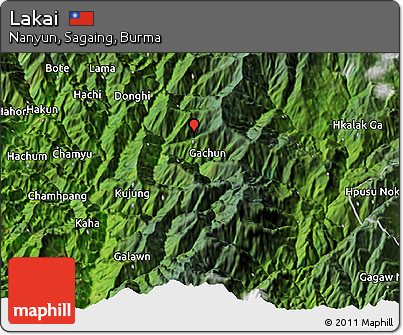 Satellite 3D Map of Lakai