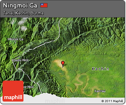 Satellite 3D Map of Ningmoi Ga