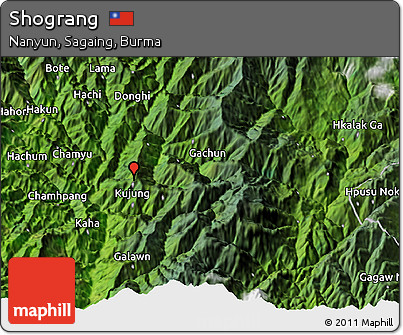 Satellite 3D Map of Shograng
