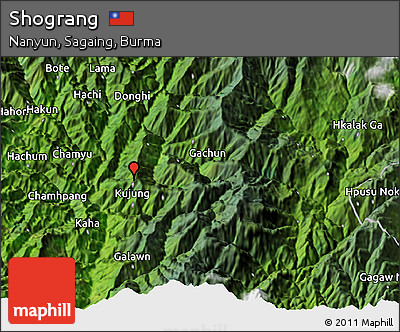 Satellite 3D Map of Shograng