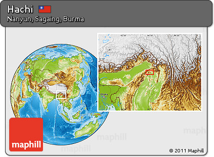 Physical Location Map of Hachi