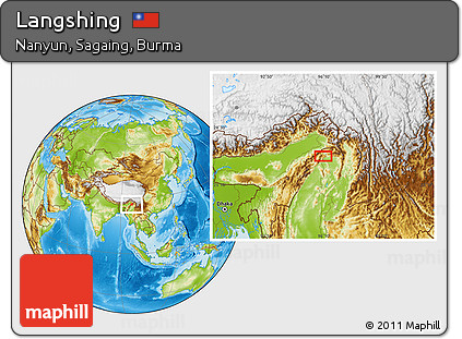 Physical Location Map of Langshing