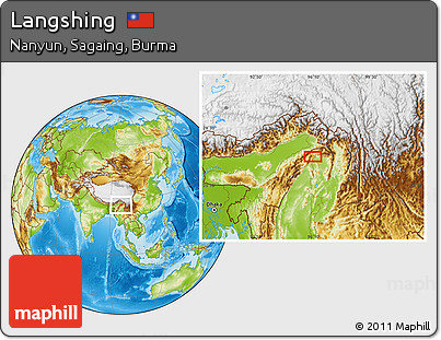 Physical Location Map of Langshing
