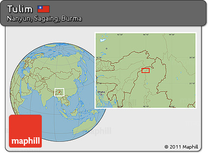 Savanna Style Location Map of Tulim