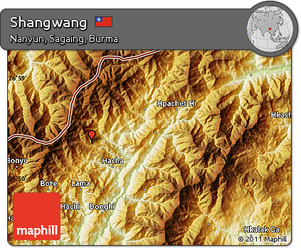 Physical Map of Shangwang