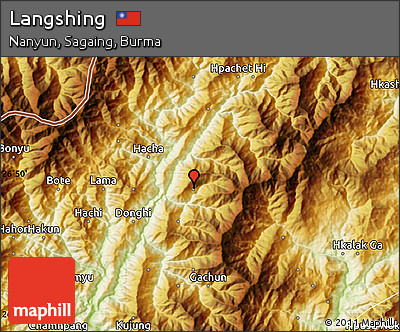 Physical Map of Langshing