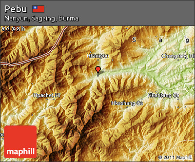 Physical Map of Pebu