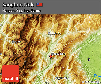 Physical Map of Sanglum Nok