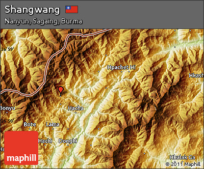 Physical Map of Shangwang