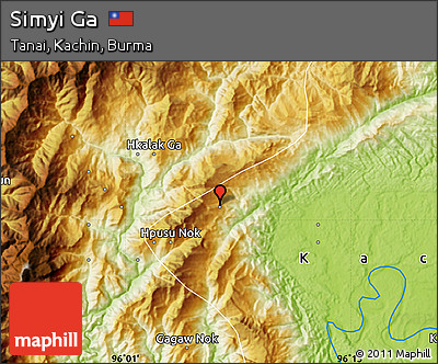 Physical Map of Simyi Ga