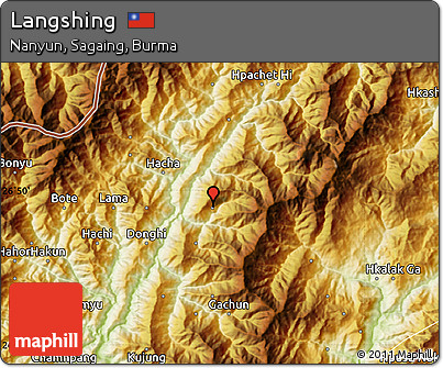 Physical Map of Langshing