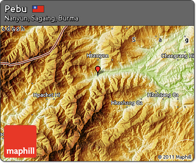 Physical Map of Pebu