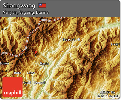 Physical Map of Shangwang