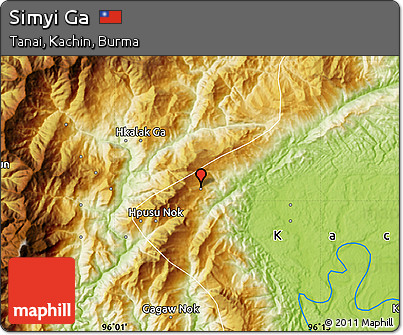 Physical Map of Simyi Ga