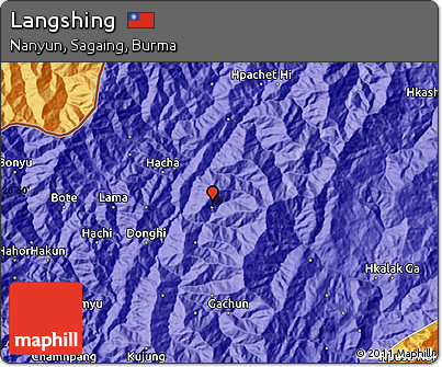 Political Map of Langshing