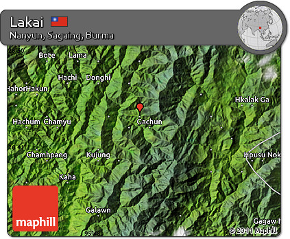 Satellite Map of Lakai