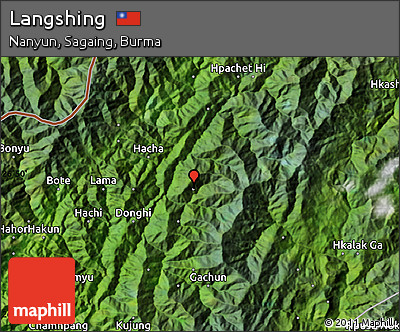 Satellite Map of Langshing