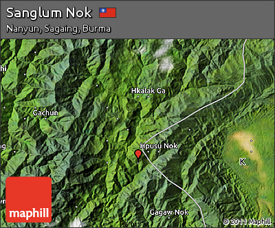 Satellite Map of Sanglum Nok