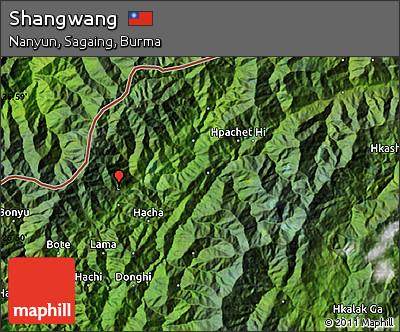 Satellite Map of Shangwang