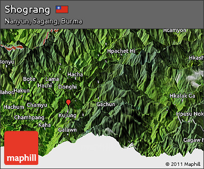 Satellite Panoramic Map of Shograng