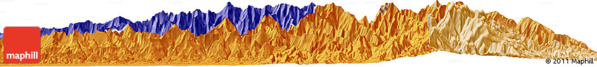 Political Horizon Map of the Area around 26° 50' 27" N, 96° 58' 29" E