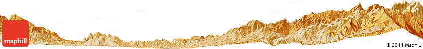 Political Horizon Map of the Area around 26° 50' 27" N, 97° 49' 29" E