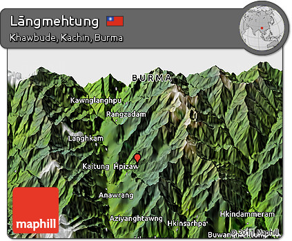 Satellite 3D Map of Lāngmehtung