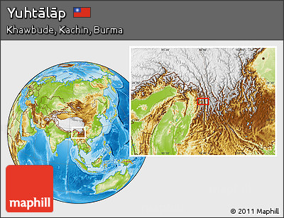 Physical Location Map of Yuhtālāp