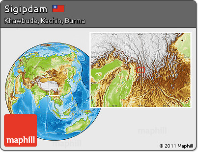 Physical Location Map of Sigipdam