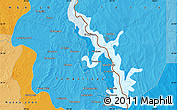Political Map of the area around 26° 50' 27" N, 99° 22' 30" W