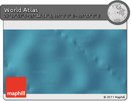 Satellite 3D Map of the Area around 26° 1' 26" S, 105° 28' 29" E
