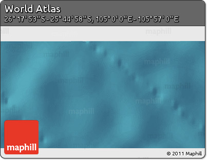 Satellite 3D Map of the Area around 26° 1' 26" S, 105° 28' 29" E
