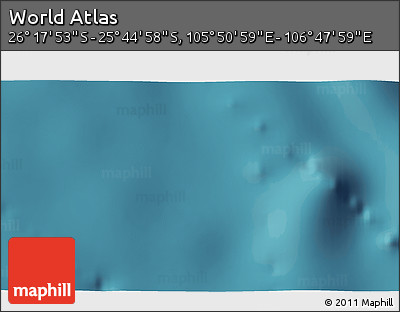 Satellite 3D Map of the Area around 26° 1' 26" S, 106° 19' 29" E