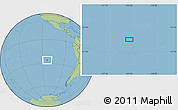 Savanna Style Location Map of the area around 26° 1' 26" S, 113° 49' 29" W