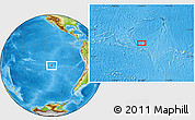 Physical Location Map of the area around 26° 1' 26" S, 114° 40' 30" W