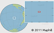 Savanna Style Location Map of the area around 26° 1' 26" S, 114° 40' 30" W