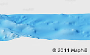 Shaded Relief Panoramic Map of the area around 26° 1' 26" S, 114° 40' 30" W