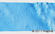 Shaded Relief 3D Map of the area around 26° 1' 26" S, 115° 31' 30" W