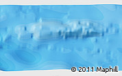 Political 3D Map of the area around 26° 1' 26" S, 116° 22' 30" W