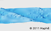 Physical Panoramic Map of the area around 26° 1' 26" S, 117° 13' 29" W